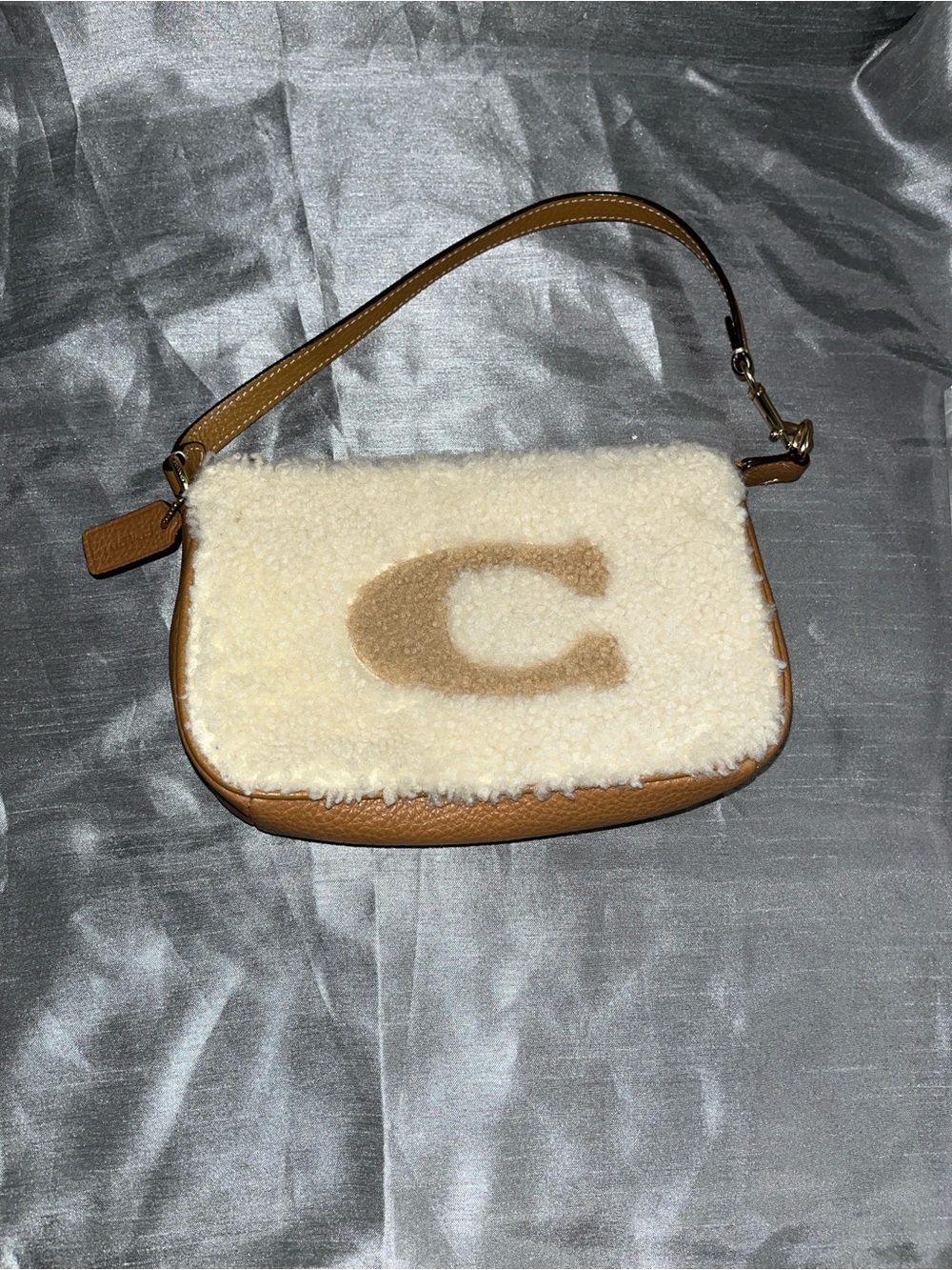 Coach Shearling Purse - Picture 6 of 9